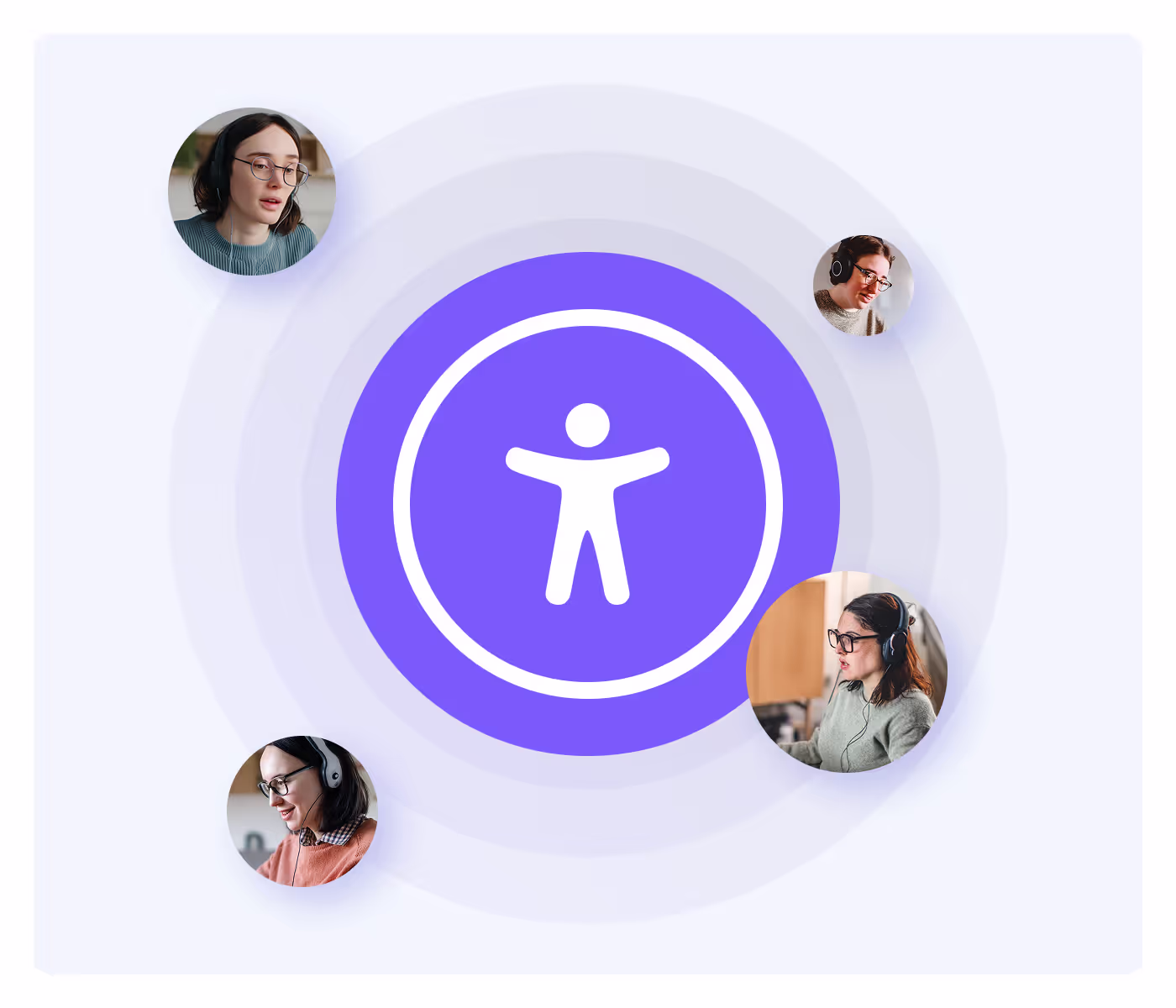 Na stronie pojawia się ikonka dostępności. 